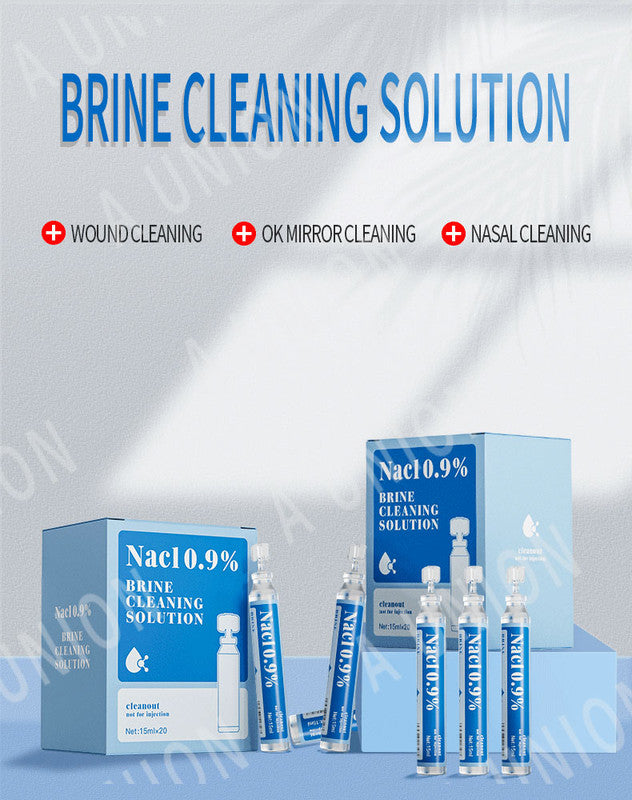 (VH0822)生理鹽水15ml 20隻 洗鼻鹽水 霧化鹽水 傷口清理 紋身紋眉清理 便携生理鹽水棒 清潔傷口 洗鼻必備 消毒殺菌