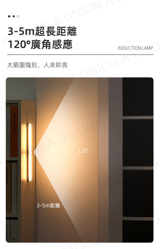 (VH2107)LED燈-銀框白光燈 LED感應燈 夜燈 人體感應燈 小夜燈 智能感應燈 床頭燈 LED化妝燈 LED夜燈 LED智能感應燈 LED床頭燈 30cm 特長燈