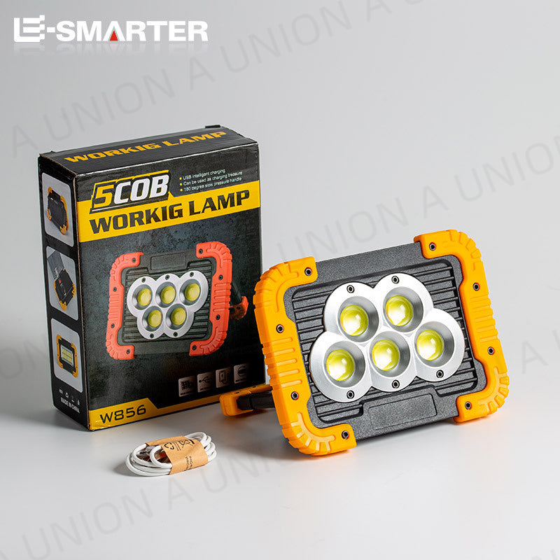 (VH0466)太陽能版投光燈 30W 太陽能 USB充電 AA電池 連18650電池2粒 露營燈 工作燈 手提燈 應急燈 戶外野營應急手提燈LED太陽能 USB充電工作燈投光燈 檢修燈 可拆卸