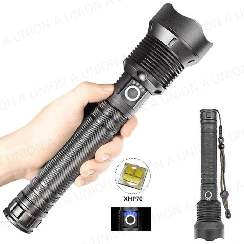 (VH0462) CREE-P70 LED 2000流明 強光遠射程 強光手電筒 戶外防水USB充電 伸縮變焦 大功率LED手電筒 戶外強光手電筒 露營 爬山 戶外必備