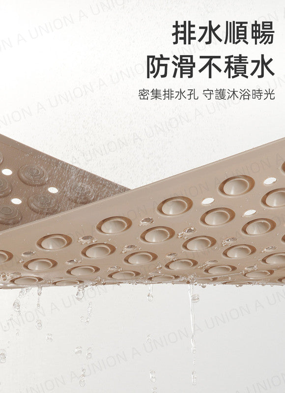 (VH2155)防滑按摩搓腳墊 矽膠吸盤防滑搓腳墊 足部按摩墊 搓腳神器 浴室防滑墊 防摔腳墊 廁所地墊 淋浴間衛浴墊 按摩墊 去死皮腳墊 藍色