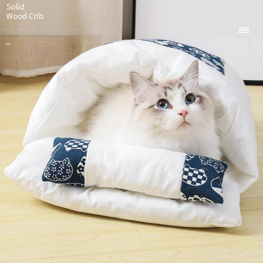 (VP0225) Japanese-style Japanese-style ペットスリーピングバッグ pet/cat sleeping bag pet nest cat nest cat sleeping bag cat bed cat sleeping nest removable and washable