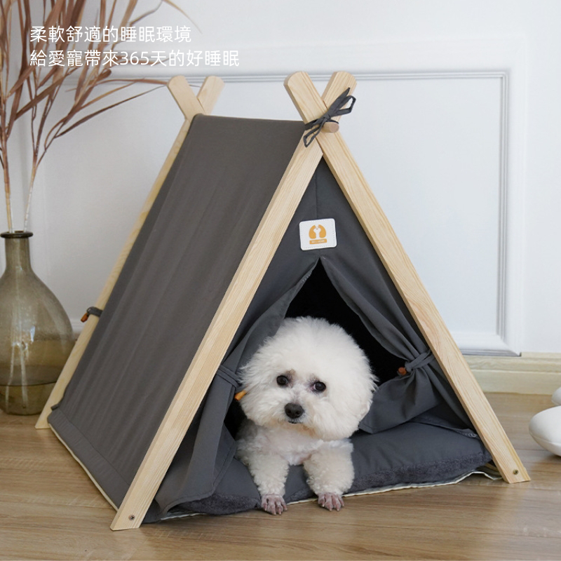 (VP0011) Dog Tent Pet House Cat Indoor Tent Cat Dog Outdoor Tent Pet Tent Bed Pet Tent Cat Bed Dog Bed Ventilated Pet Bed Pet Bed Small Pet Bed Blackout Bed Pet Triangular Tent