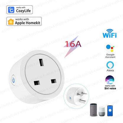 （VH0841）智能插座 Apple Homekit 16A Google Assistant 天貓精靈 Alexa Siri Voice