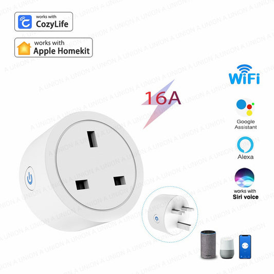 （VH0841）智能插座 Apple Homekit 16A Google Assistant 天貓精靈 Alexa Siri Voice