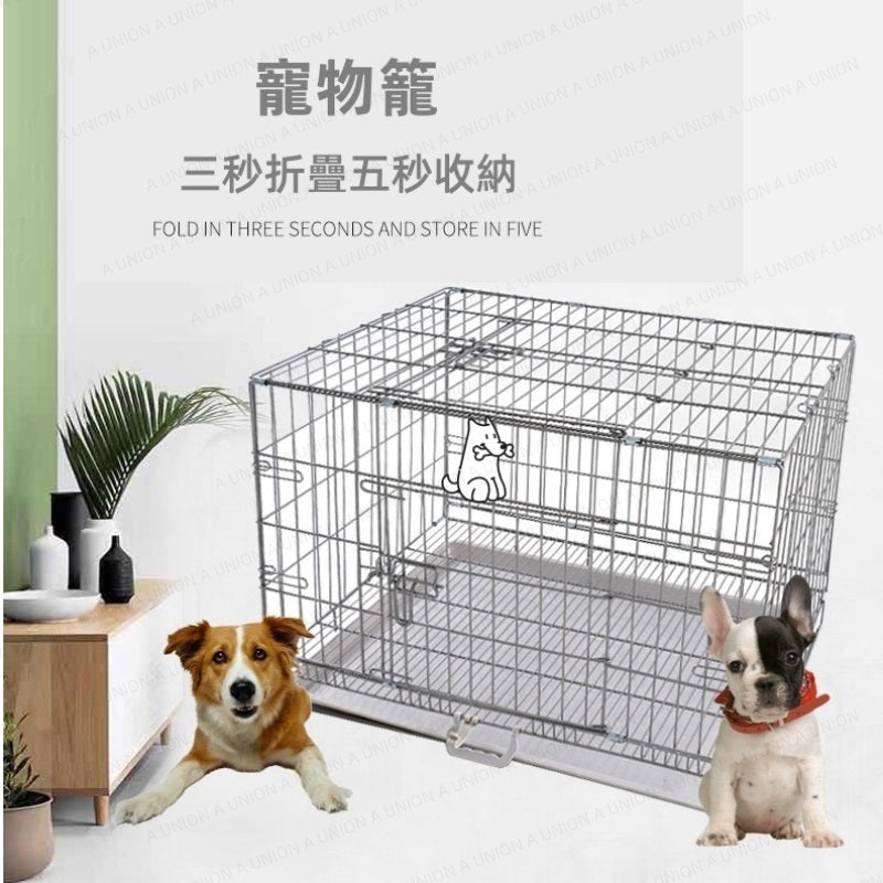 (VP0233) Installation-free foldable pet cage, cat cage, portable dog cage, pet nest, cat nest, doghouse, suitable for small/medium-sized cats and dogs 61x43x51 CM