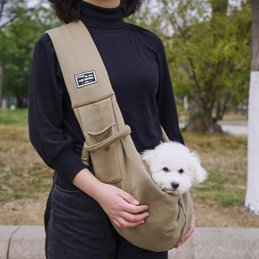 (VP0001) Japanese portable pet bag small cat and dog outing cross-body bag pet supplies pet outing crossbody shoulder bag pet portable outing shoulder bag pet breathable shoulder bag extra large inner bag portable pet bag