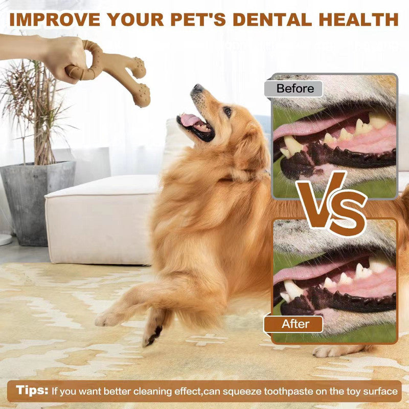 (VP0211) Dog molar pull toy beef flavor tooth cleaning toy molar toy pet toy