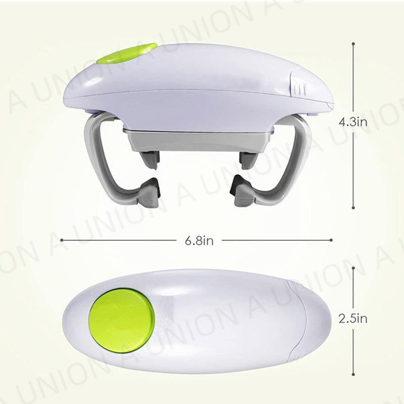 （VH0552）電動雙耳開罐器 開瓶器 一鍵自動開瓶蓋 玻璃罐頭開蓋器 多功能自動省力罐頭開瓶器 家用廚房工具 電動罐頭刀 自動開罐器