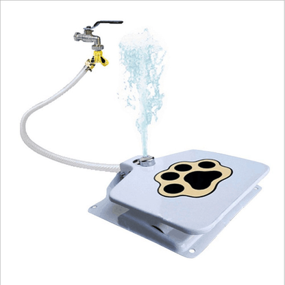 (VP0139) Pet pedal water fountain, outdoor automatic water feeder for dogs, cat and dog fountain water dispenser, independent drinking water for pets