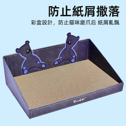 (VP0201) ToToCat Cute Red Panda Scratching Board Cat Nest Cat Claw Board Claw Grinder Wear-resistant and Non-shedding Cat Toy Cat Scratching Board Backrest Softener