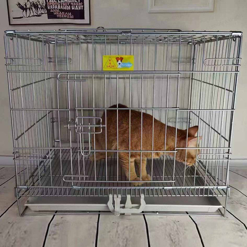 (VP0233) Installation-free foldable pet cage, cat cage, portable dog cage, pet nest, cat nest, doghouse, suitable for small/medium-sized cats and dogs 61x43x51 CM