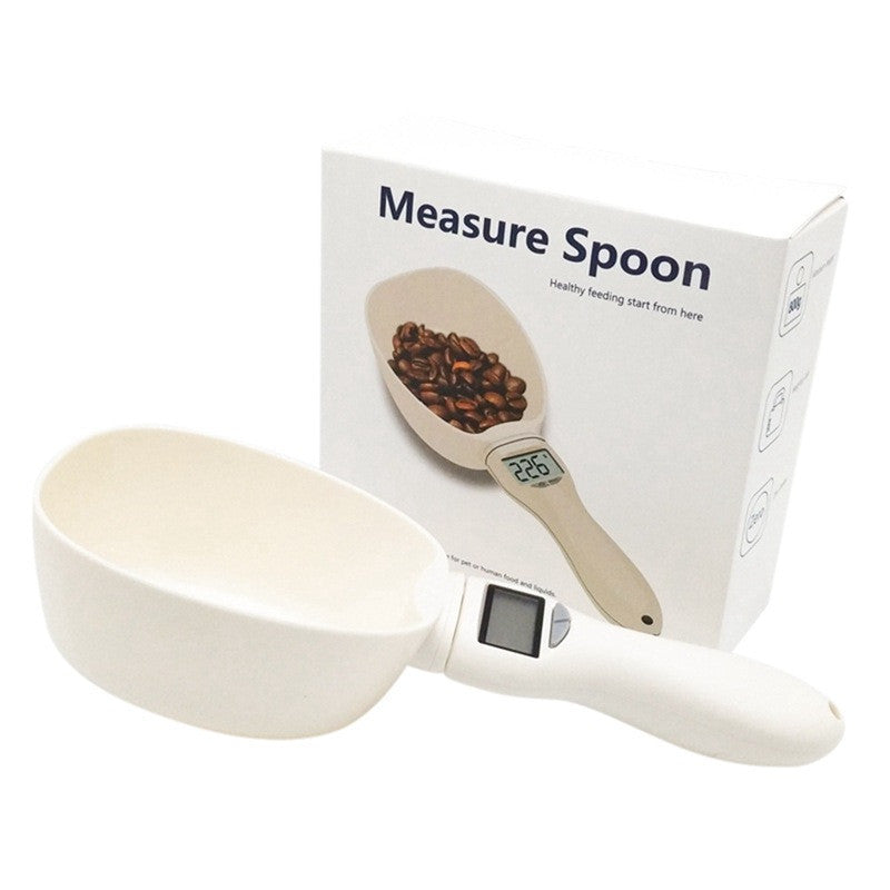 (VP0039) Cat Food Dog Food Electronic Scale Electronic Scale Pet Measuring Cup Food Scale Spoon Scale Measuring Spoon Pet Measuring Spoon Shovel Food Measuring Spoon