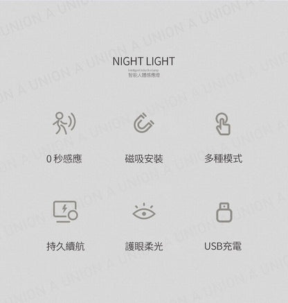 (VH2107)LED燈-銀框白光燈 LED感應燈 夜燈 人體感應燈 小夜燈 智能感應燈 床頭燈 LED化妝燈  LED夜燈 LED智能感應燈 LED床頭燈 30cm 特長燈