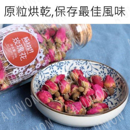 （VH0816）低溫烘乾玫瑰花茶 原粒玫瑰 抗衰老 抗氧化 行氣解鬱 活血止痛 60g