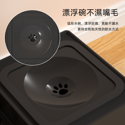 (VP0138) Pet double food bowl, pet food bowl, stainless steel basin, dog and cat bowl, water bowl, foldable bowl, cat bowl, drinking bowl, dog bowl, adjustable heightening dog bowl, protects cervical vertebrae, pets prevent overturning pet food bowl