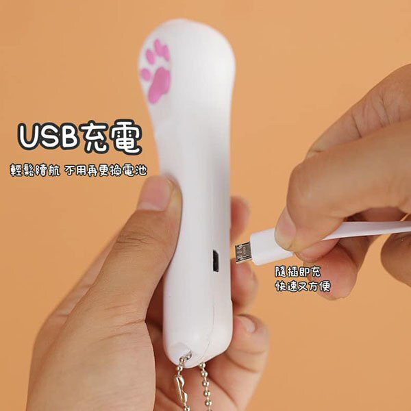 (VP0121) [Red Laser + LED Projection Red Light] USB Rechargeable Projection Funny Cat Toy Projection Cat Claw Laser Funny Cat Stick Infrared Multi-Pattern Funny Cat Pen Red Light Laser Pen Laser Infrared Laser Lamp Funny Cat Stick Pet Toy