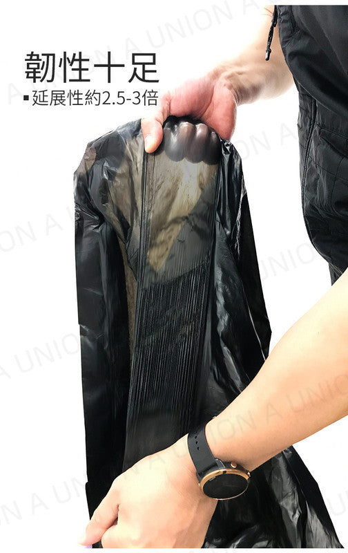 (VH0114) [72 pieces] 60x70cm black double-sided thickened garbage bag with large capacity and thickened double-sided tear-free hand-drawable garbage bag with automatic one-pull garbage bag 18 pieces X 4 rolls [72 pieces in]