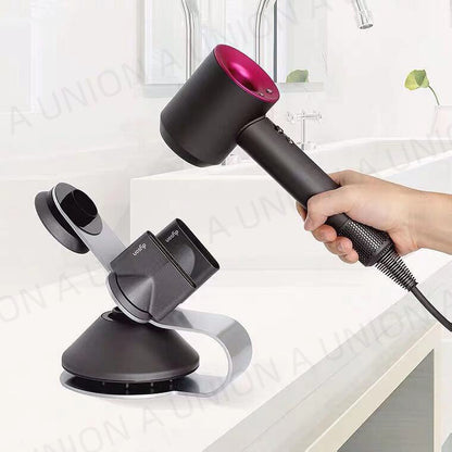 （VH0489）Dyson 風筒磁吸收納支架(不含風筒) 免打孔立式磁性 風筒支架 立式適用戴森吹風機架 戴森吹風機支架收納架 Dyson電吹風架子 戴森吹風機架掛架 配件收納 黑色