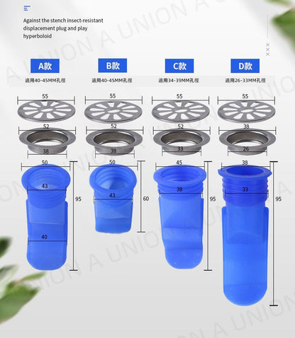 （VH0748）[4種尺寸]下水道管防臭 矽膠地漏芯 防臭地漏 衛生間地漏防堵防臭 防臭 防溢水 排水管 矽膠芯 密封廚房面盆蓋 矽膠地漏蓋 防蟲防臭返味 日式廚房清潔 濾隔 水槽殘渣過濾