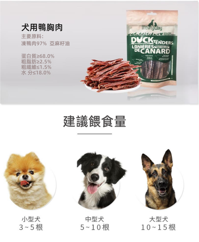 (VP0085) MeatyWay Pure Crispy Duck Breast 100g Dried Duck Breast Teething Duck Stick Training Reward Pet Dog Snacks