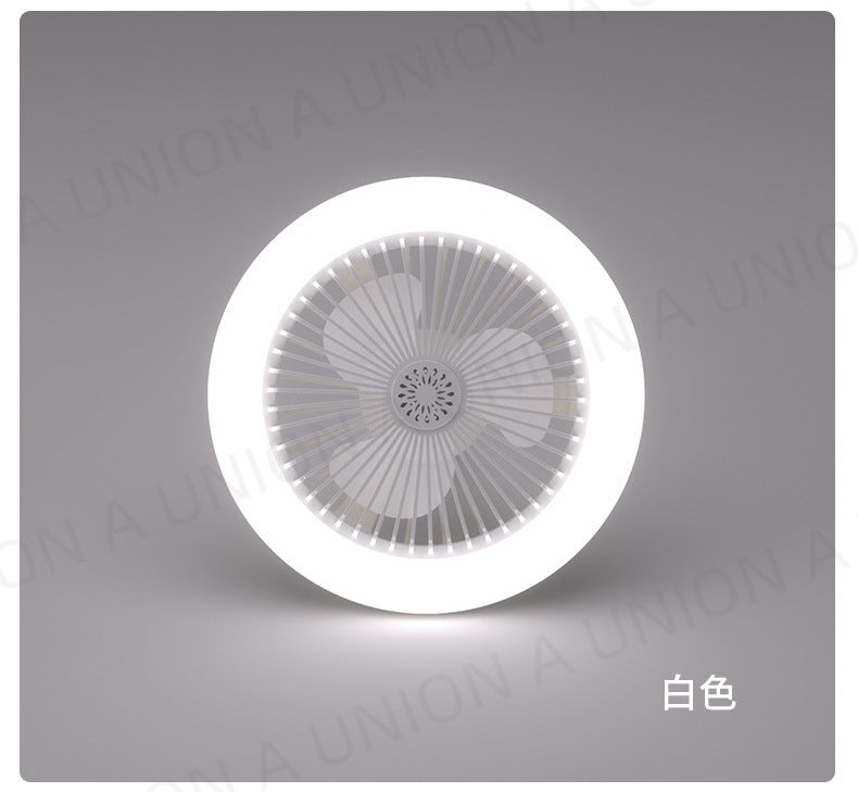 (VH0103) Aromatherapy fan lamp universal household screw aromatherapy lamp home bedroom fan lamp living room modern simple led fan lamp ceiling lamp ceiling lamp home lighting electric fan dimming style aromatherapy fan lamp [with remote control]