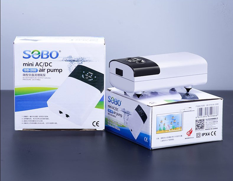 (VP0198) Household oxygenator for fish farming, small oxygenation pump, USB fish tank oxygen pump, rechargeable oxygenator, oxygenation oxygen pump, fish tank aerator, rechargeable dual-purpose oxygenation pump, AC and DC, AC oxygenation pump, DC