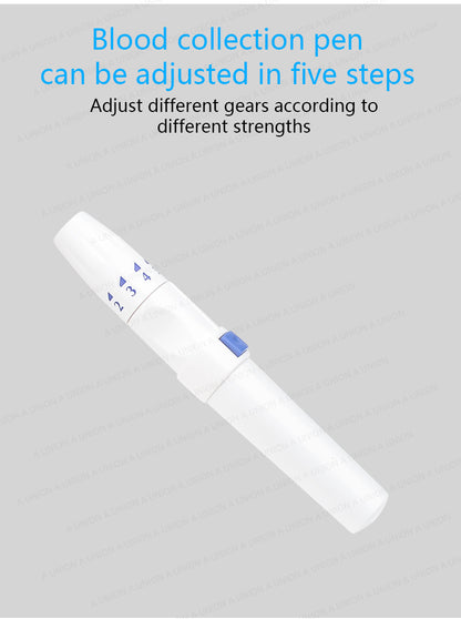 （VH0974）血糖機測試儀套裝（包含50採血紙/50採血針頭） 專業快速大屏血糖測試機 妊娠糖尿病