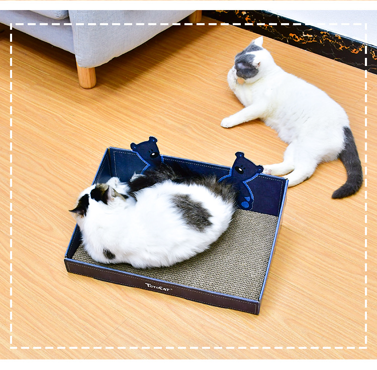 (VP0201) ToToCat Cute Red Panda Scratching Board Cat Nest Cat Claw Board Claw Grinder Wear-resistant and Non-shedding Cat Toy Cat Scratching Board Backrest Softener