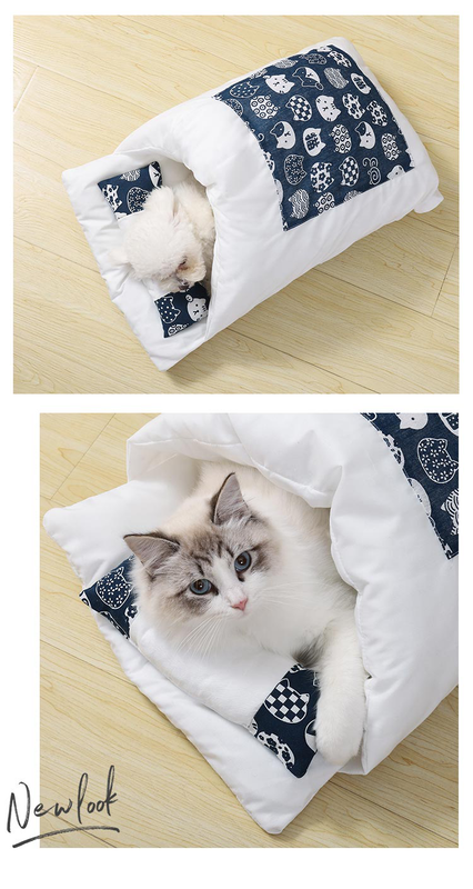 (VP0225) Japanese-style Japanese-style ペットスリーピングバッグ pet/cat sleeping bag pet nest cat nest cat sleeping bag cat bed cat sleeping nest removable and washable