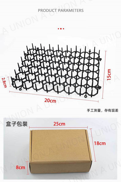 （VH0436）防貓刺墊 防貓墊 貓隔離墊 陽台驅貓墊 保護貓咪 遠離危險 室內保護家私 戶外花園寵物圍欄 可拼接 可裁剪 安全驅貓刺釘 野貓刺釘 驅貓神器 防貓咪刺網 保護傢俬家具 防寵物狗狗網墊