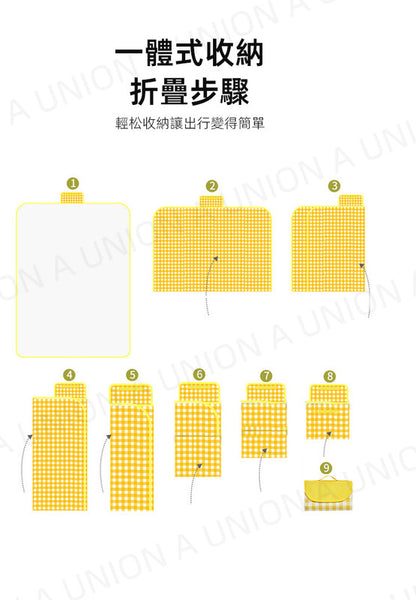 （VH0475）加厚戶外防潮野餐墊 防水牛津布野餐墊 沙灘墊 野餐布 防水沙灘墊 便攜露營墊 野餐墊 牛津布防潮墊 戶外野營地墊 便攜折疊防水帳篷沙灘墊 150*200cm (黃色格仔)