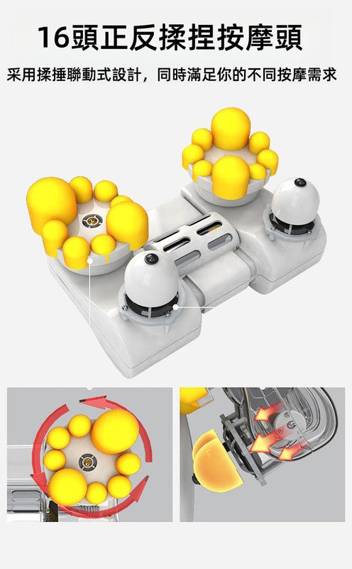 （VH0318） 4D肩頸按摩披肩 紅外發熱 溫感揉捏 頸部按摩 腰部按摩 腿部按摩 全身多部位可用 多功能按摩帶 披肩按摩器 頸椎部按摩儀 家用揉捏捶打熱敷腰背按摩器 [插電使用]