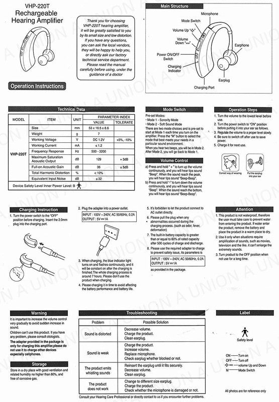 （VH0315）日本暢銷 助聽器 掛耳式助聽器 耳機式聲音放大器 充電耳掛入耳式長者數碼助聽器 無線