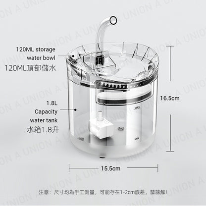 （VP0245）智能感應飲水機 寵物自動循環過濾飲水機 智能寵物喂水器 流動水循環 貓咪狗狗飲水機 飲水碗 智能感應水龍頭 寵物飲水機