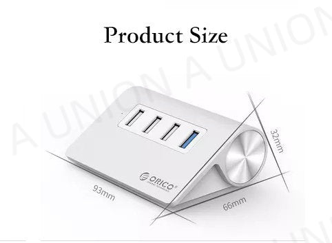 （VH0377） 【Aluminum 鋁合金】電腦用1開4 USB擴展HUB USB3.0 分線器 一開四集線器 HUB轉換器 USB四口分線器