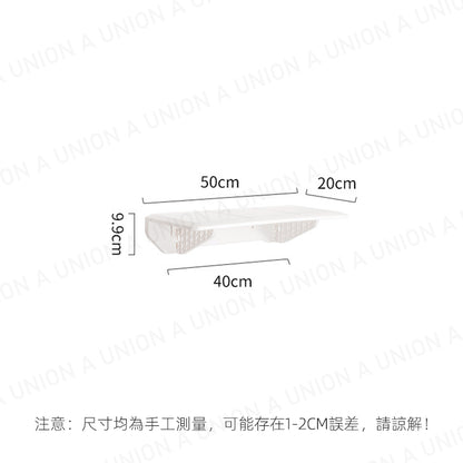 (VH2364)壁掛免打孔收納置物架 壁掛式折叠置物板 浴室收納 衛生間置物架 可折疊置物架 牆上收納架 免打孔置物架 配菜架 折疊板 廚房置物架 掛架 浴室置物架 壁掛架 調味料置物架 儲物架