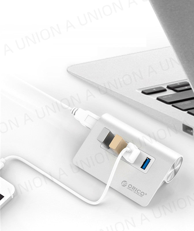 （VH0377） 【Aluminum 鋁合金】電腦用1開4 USB擴展HUB USB3.0 分線器 一開四集線器 HUB轉換器 USB四口分線器