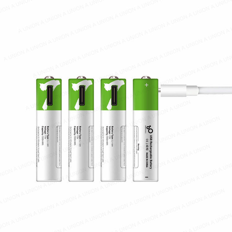 （VH0848）1.5V USB Type-C 循環充電 AAA 3A 鋰電池 Li Battery （4粒裝）