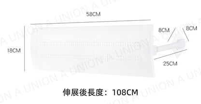 (VH2164)可伸縮冷氣擋風板 分體冷氣擋風板空調遮風板 防直吹導風罩 出風口擋板 遮風板 掛機防風擋板 冷氣罩 妊婦 坐月子 寶貝 嬰幼兒 夏日 純白防直吹空調擋板 Windshield 檔風